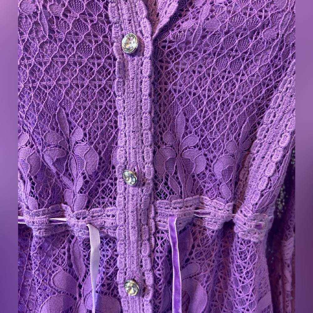 Colleen Lopez Lace Cover-Up and Tank Size PM - Picture 12 of 16